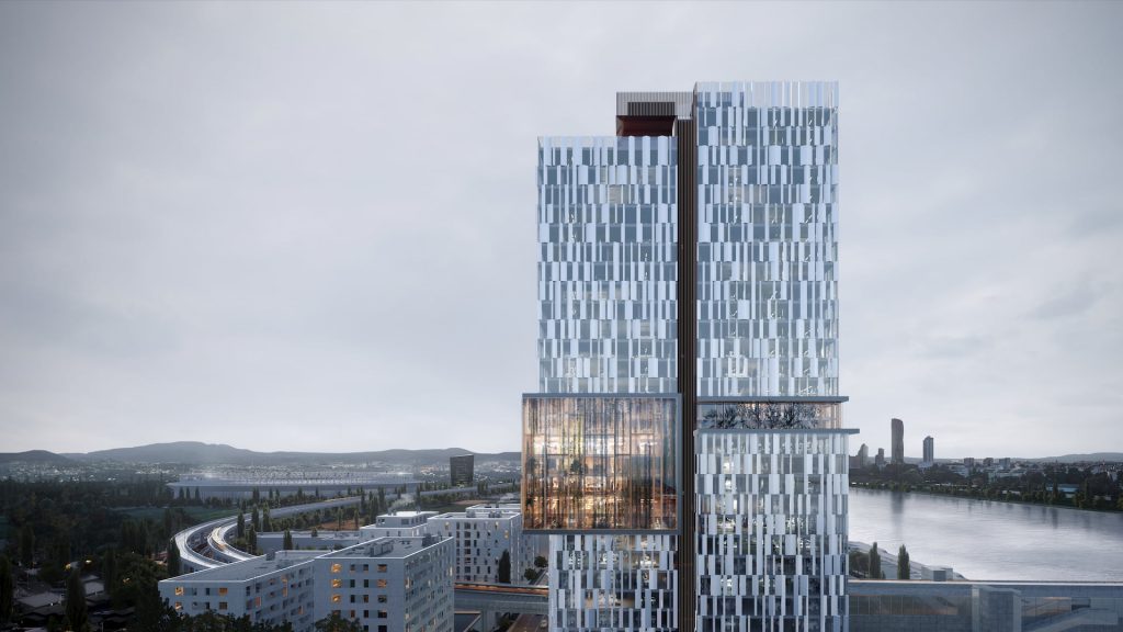 Donaumarina Tower High-Rise Commercial Building Development in Austria