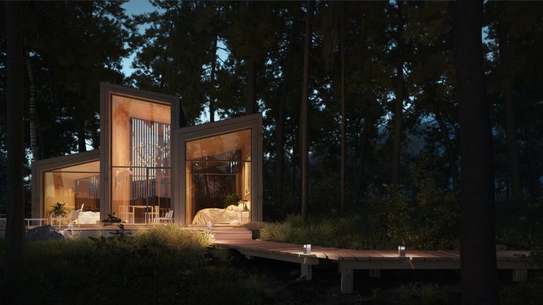 Wooden Wooden Cabins • A ZOA Studio Project