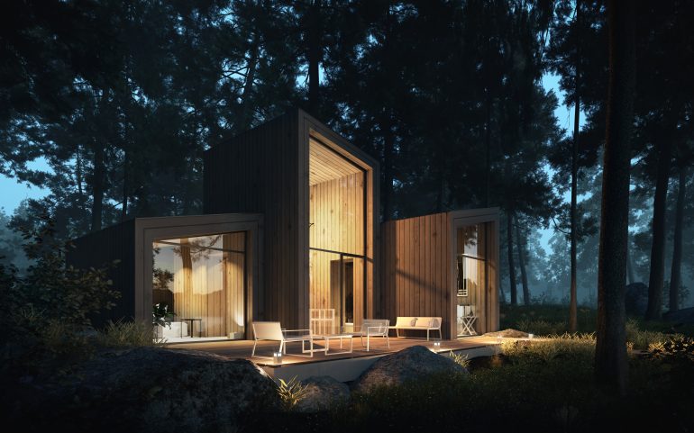 Wooden Wooden Cabins • A ZOA Studio Project